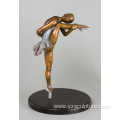 Elegant Bronze Ballet Dancer Statue for Sale